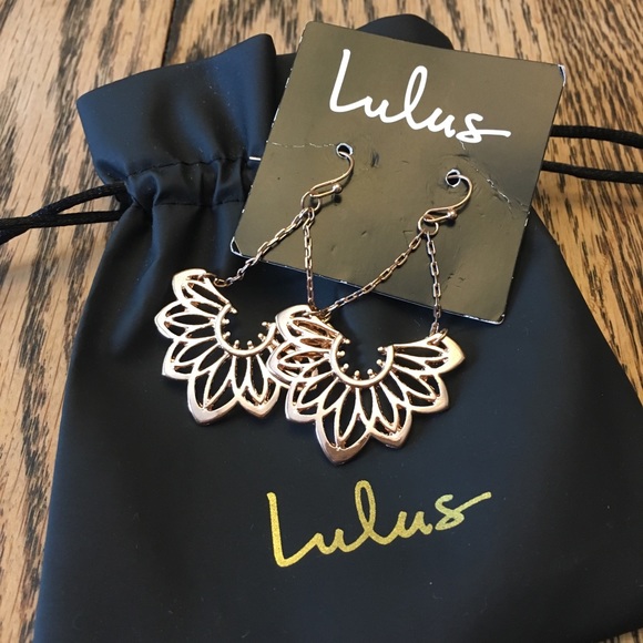 Lulus Jewelry - 🌹LIKE NEW Lulus Rose Gold Earrings🌹